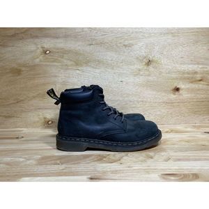 Dr. Martens Padley Boots Black Leather Side Zip Youth Unisex Kids Size 3